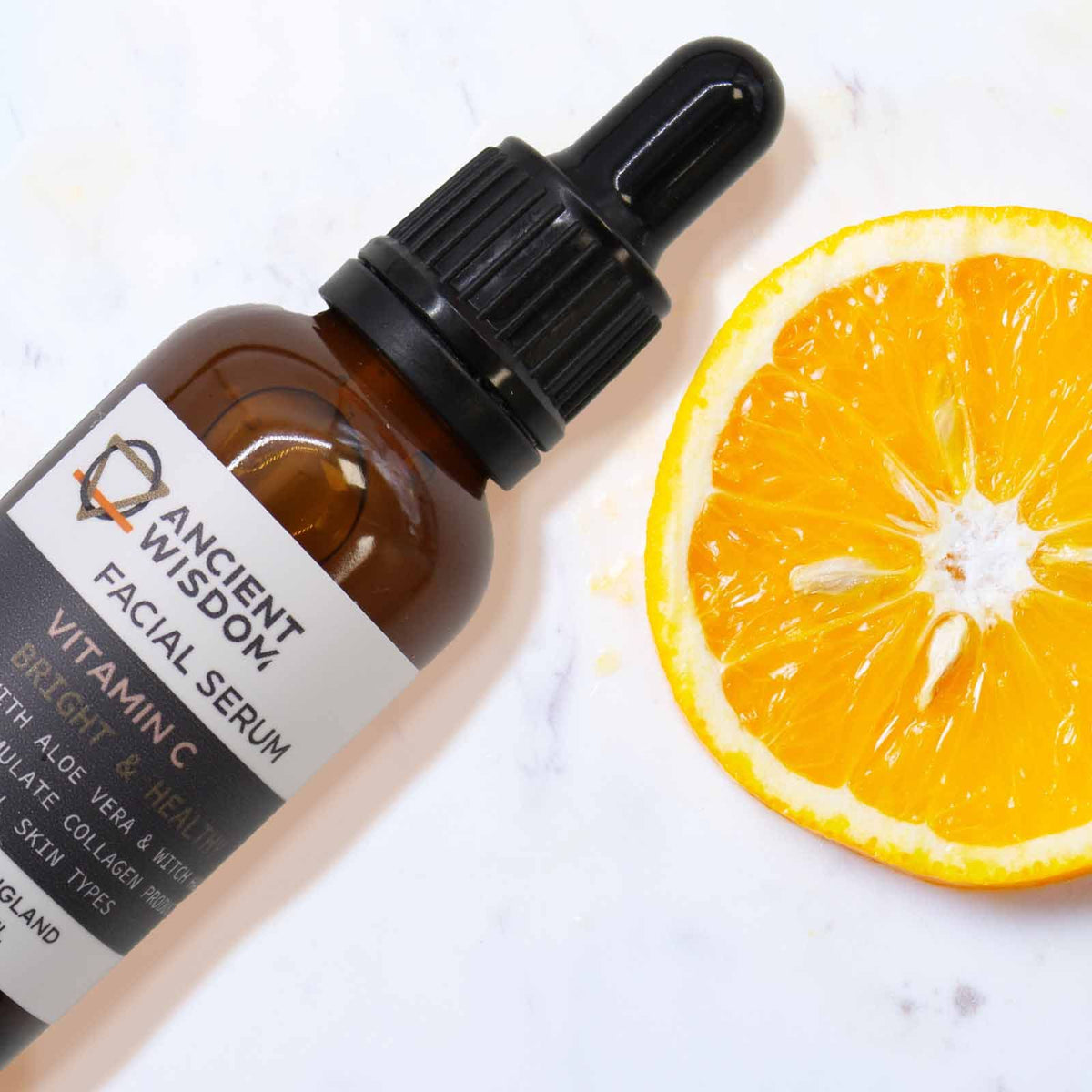 Vitamine C Gezichtsserum met Aloë Vera & Hamamelis – 30 ml