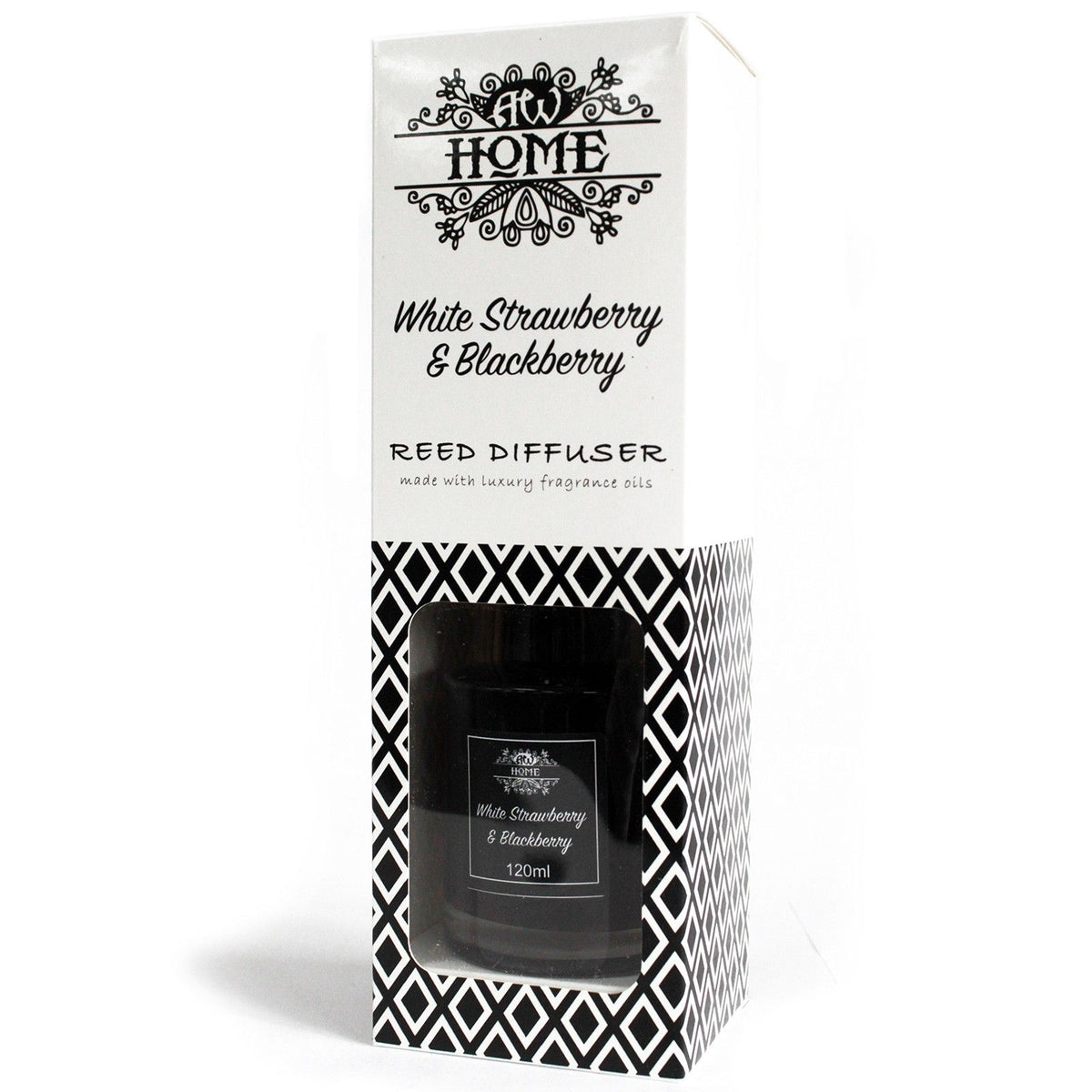 Aromatische Geurstokjes – Witte Aardbei & Braam – 120 ml