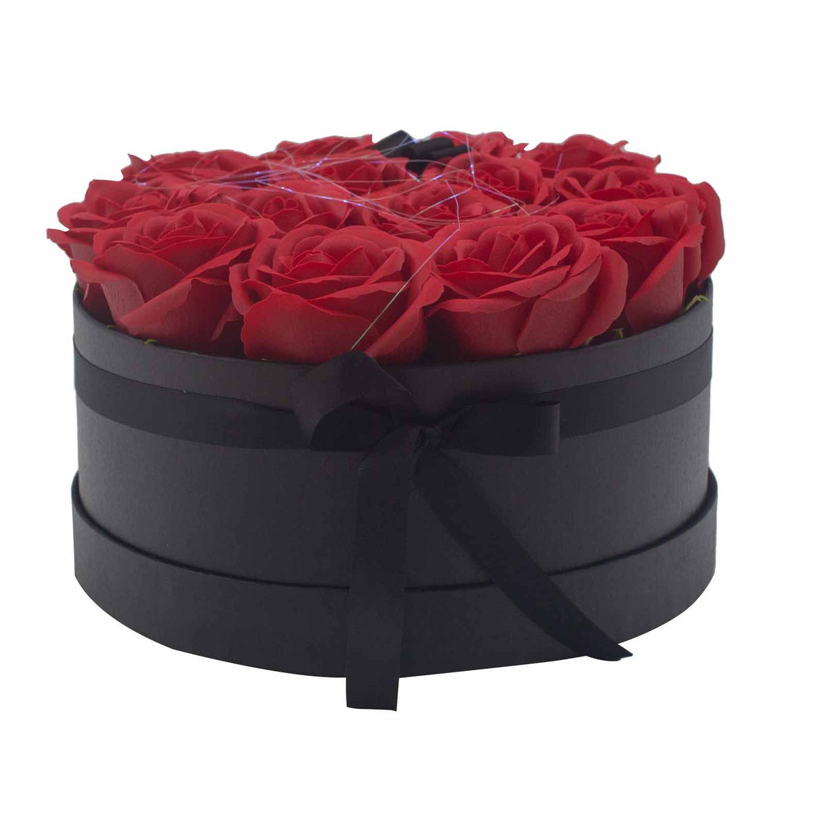 Zeepbloemen Geschenkboeket – 14 Rode Rozen