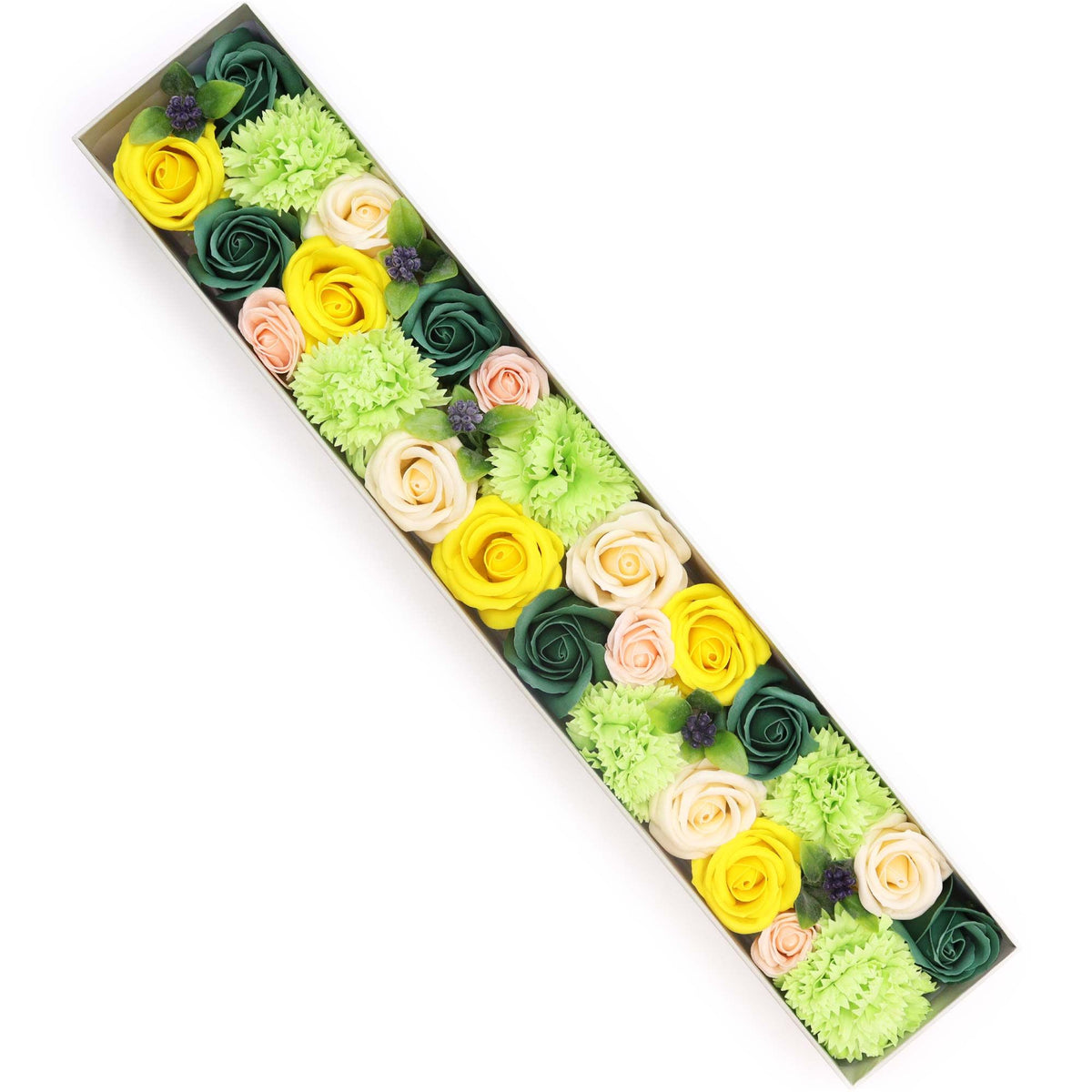 Spring Celebrations – Gele & Groene Zeepbloemen – 50 cm
