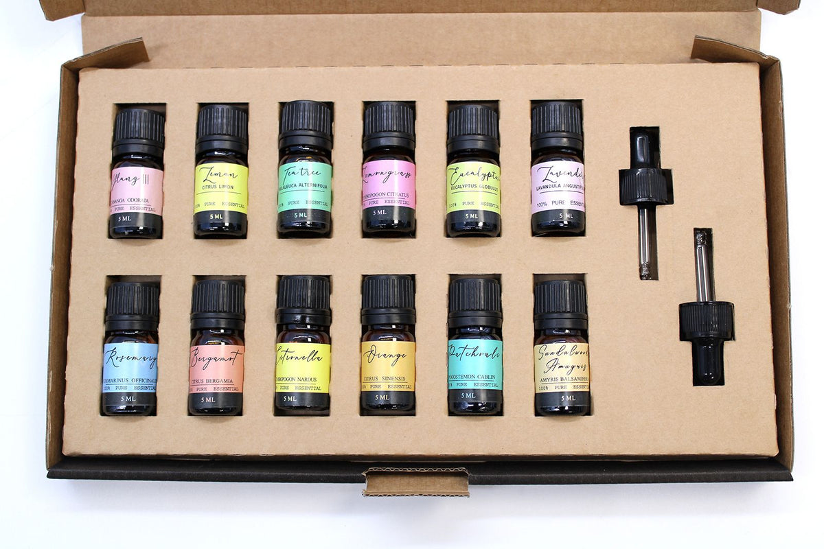 Etherische Olie Geschenkset – The Top 12
