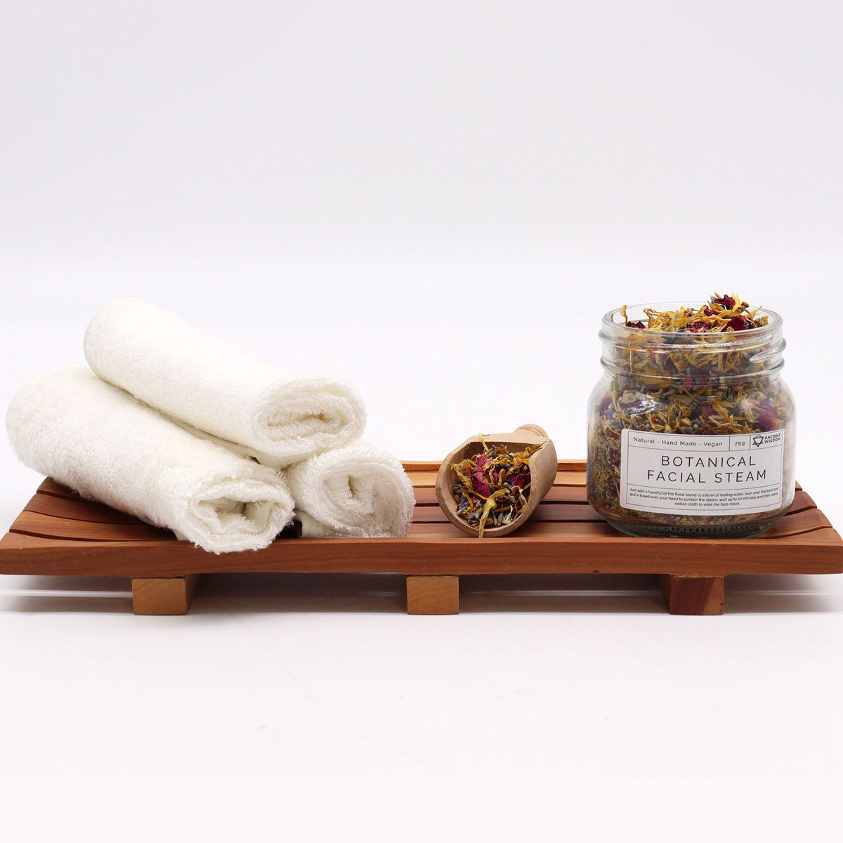 Botanische Gezichtsstoom – Lavendel, Roos, Kamille &amp; Calendula – 25 g