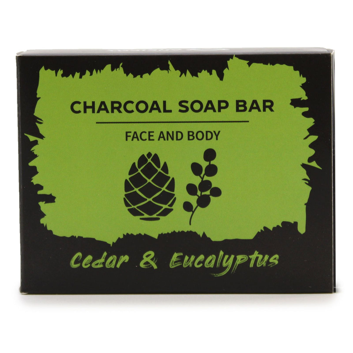 Houtskoolzeep Eucalyptus & Cederhout – 90 g