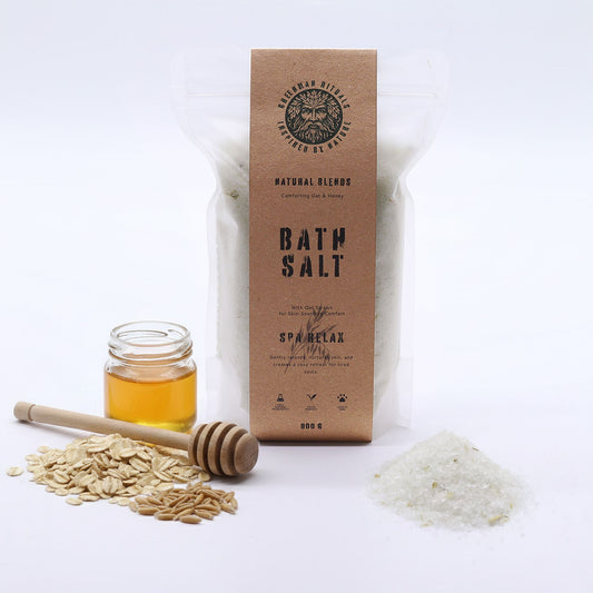 Greenman Rituals Epsom Badzout – Oat &amp; Honey Spa Relax – 800 g