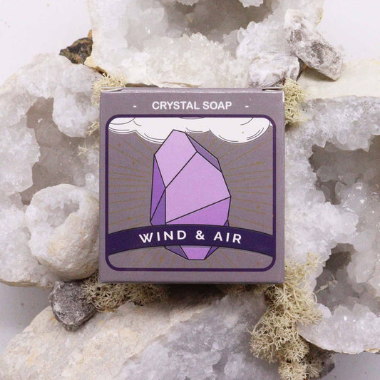 Crystal Element Zeep – Air – met verborgen edelsteen