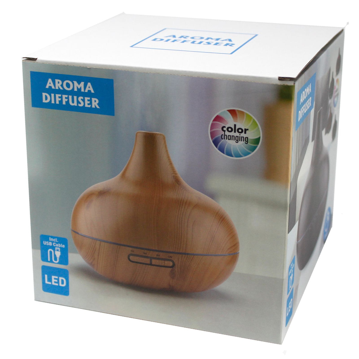 Santorini Aroma Diffuser met Schelpeffect – 400 ml