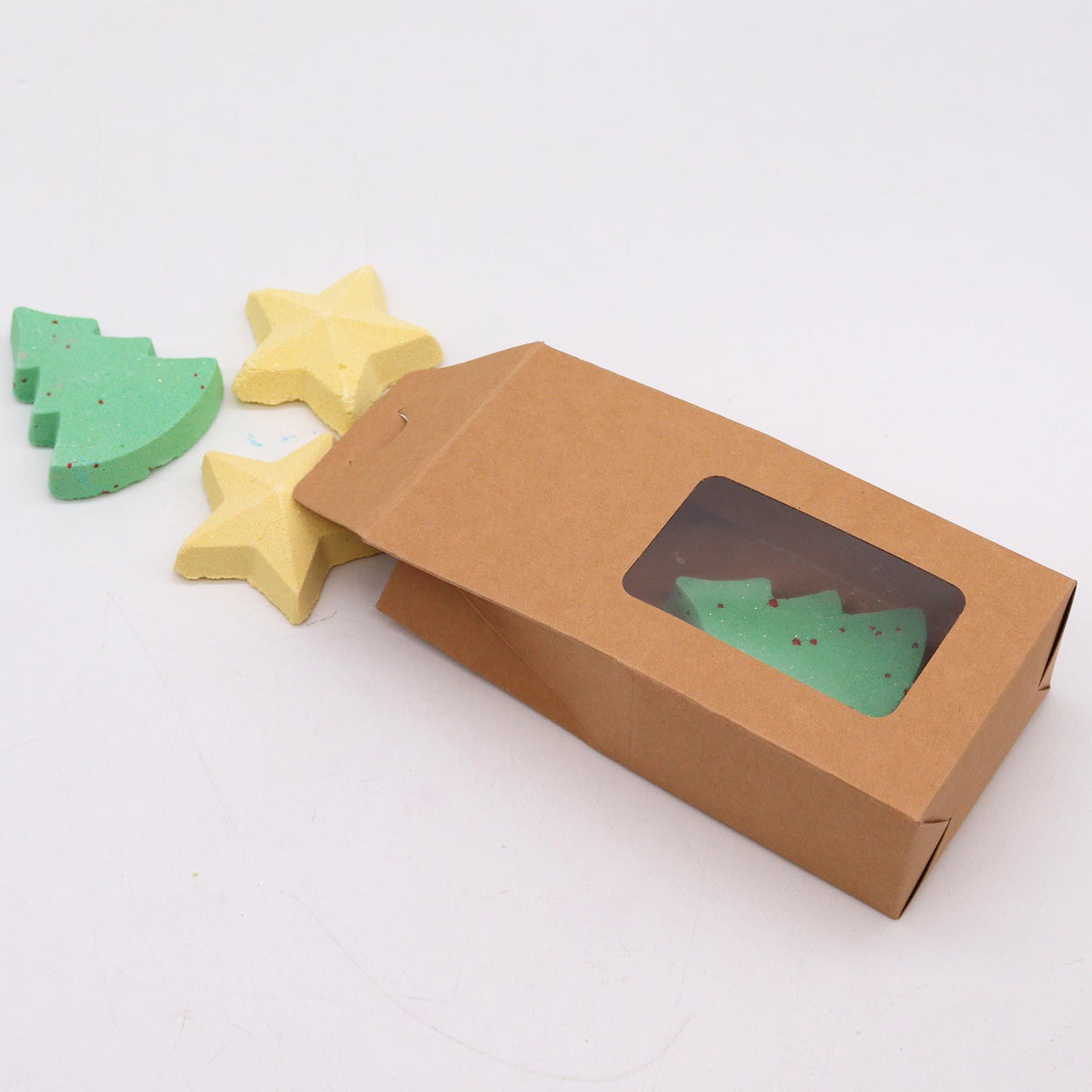 Silent Night – Kerst Bruisballen Geschenkset 4 stuks