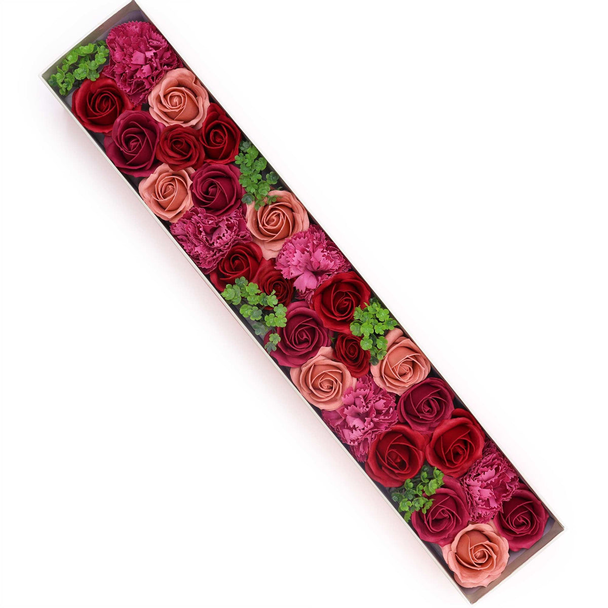 Vintage Roses – Luxe Zeepbloemen in Geschenkdoos – 50 cm