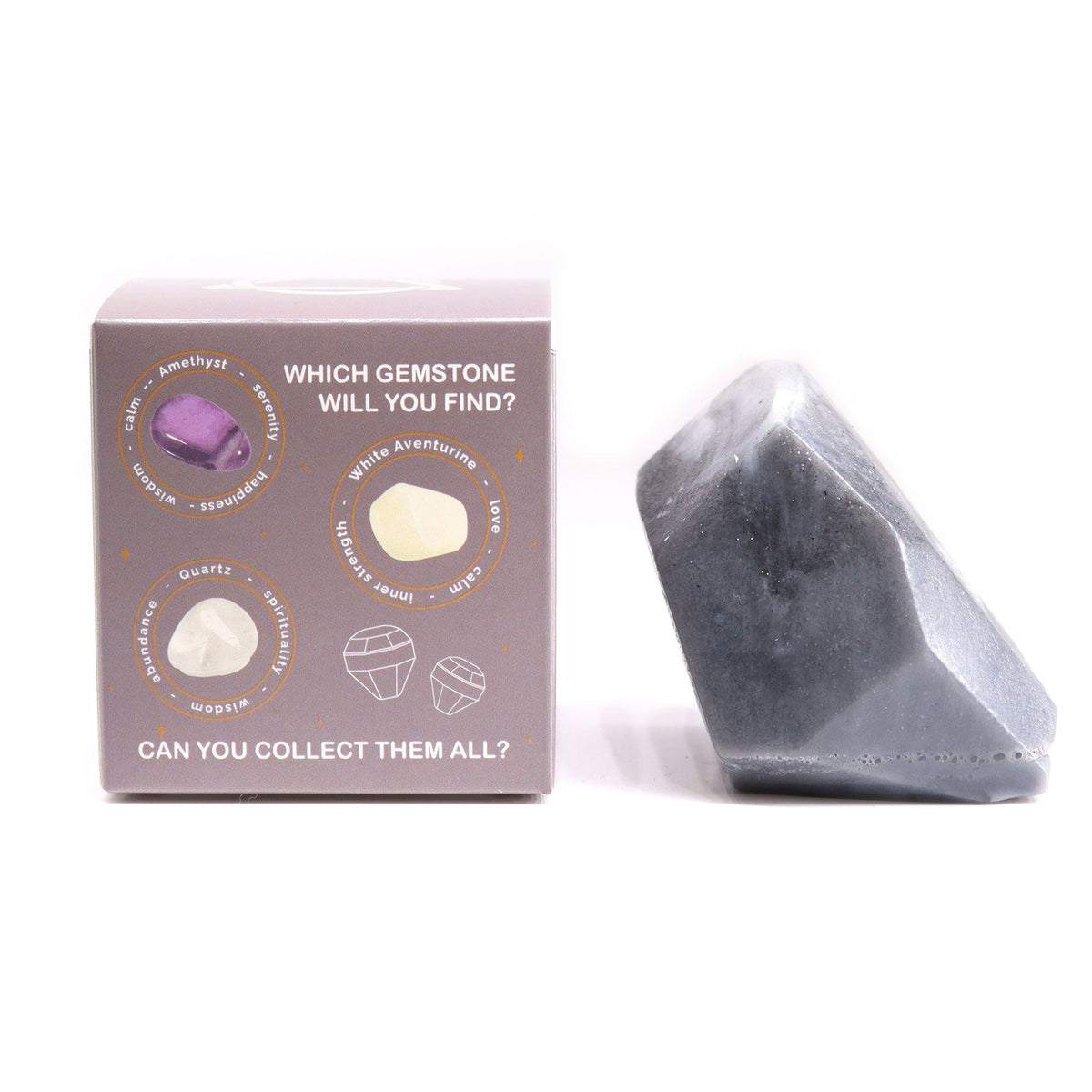 Crystal Element Zeep – Air – met verborgen edelsteen