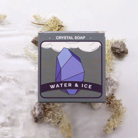 Crystal Element Zeep – Water – met verborgen edelsteen