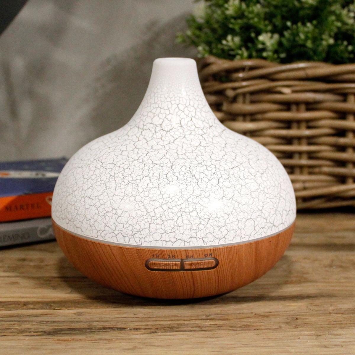 Santorini Aroma Diffuser met Schelpeffect – 400 ml