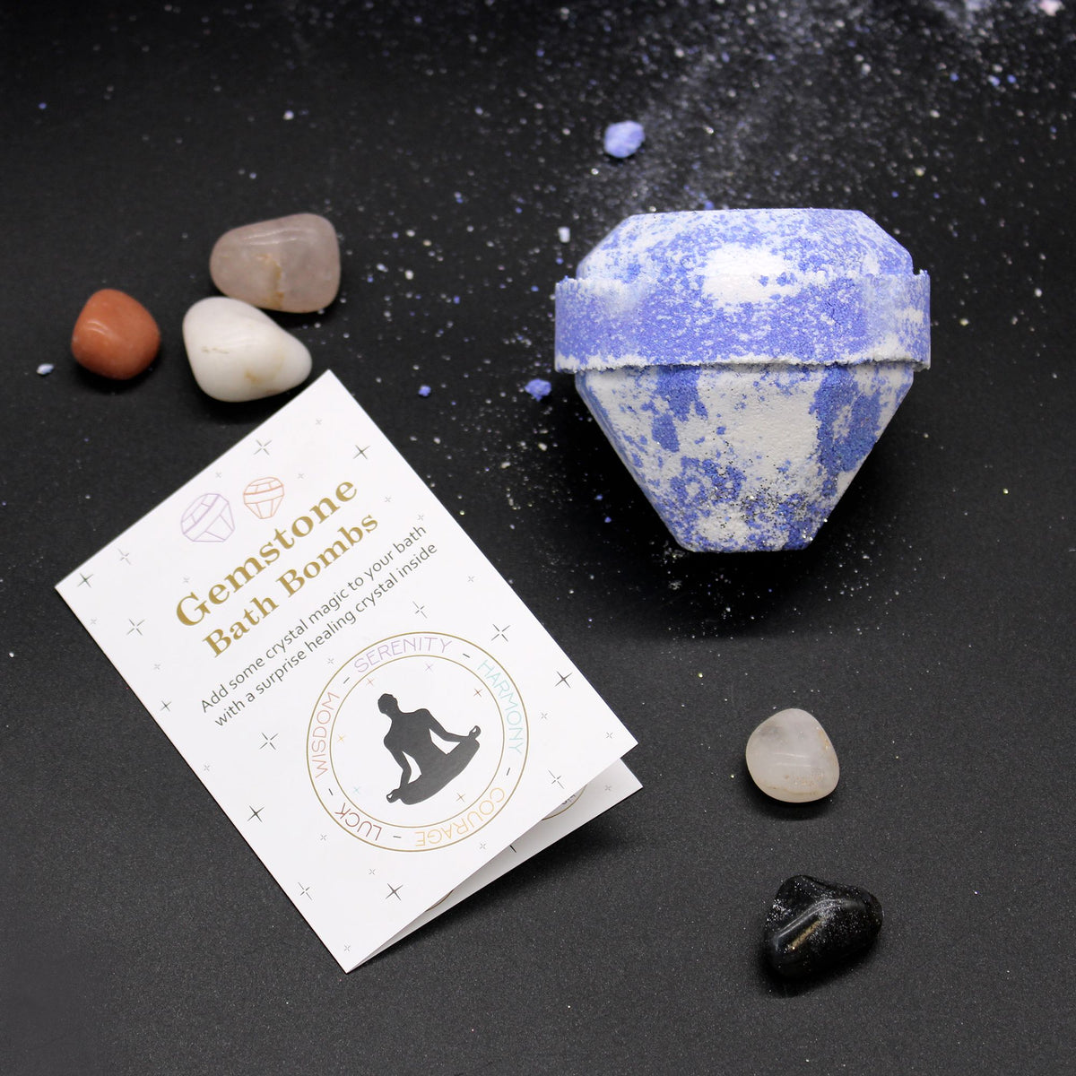 Edelsteen Bruisbal – Framboos & Granaatappel