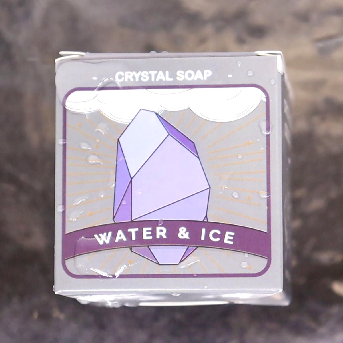 Crystal Element Zeep – Water – met verborgen edelsteen