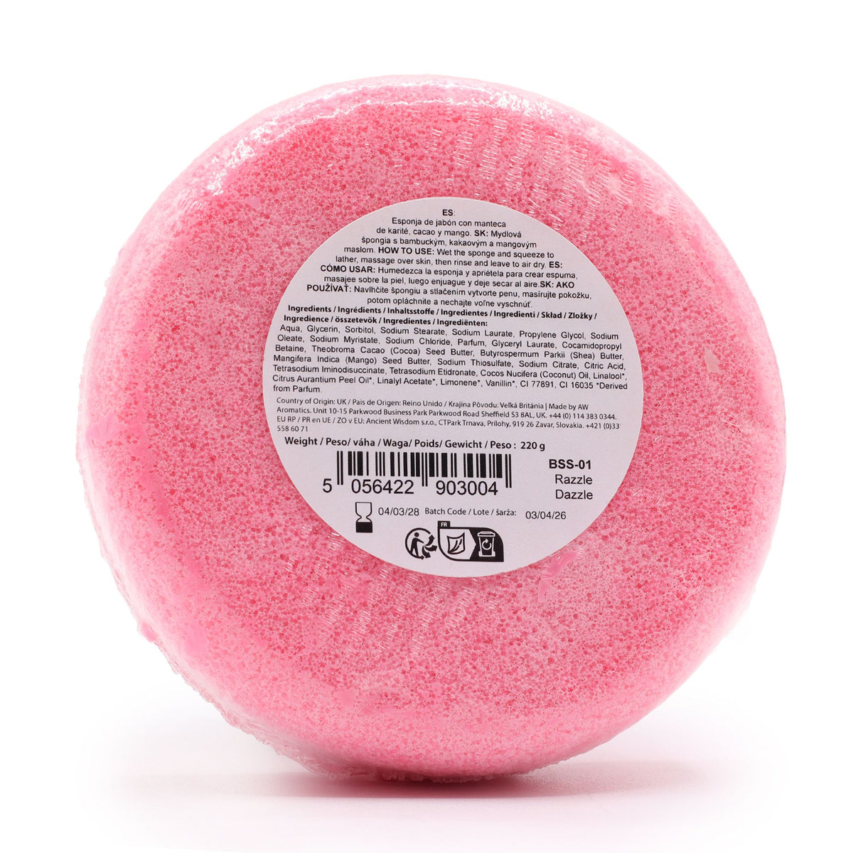Butter Bubble Zeep-Spons – Razzle Dazzle – 230 g
