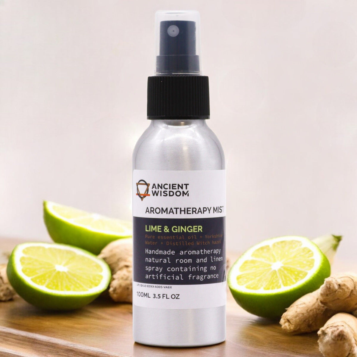 Aromatische Kamerspray – Limoen & Gember – 100 ml