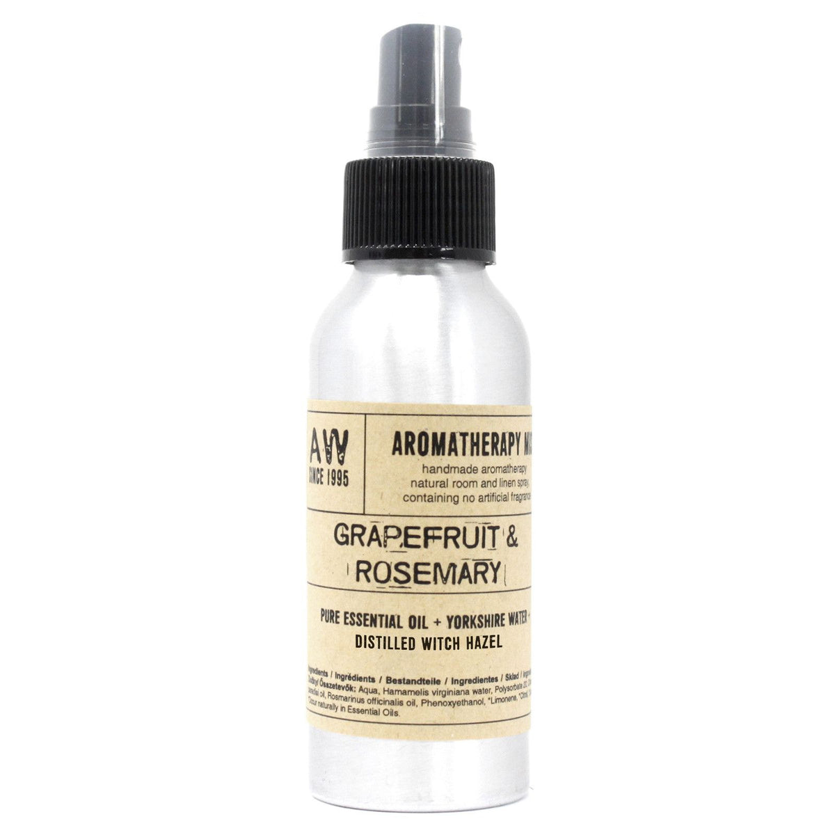 Aromatische Kamerspray – Grapefruit & Rozemarijn – 100 ml