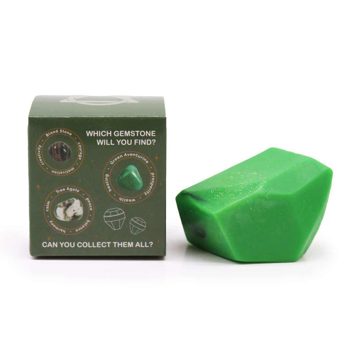 Crystal Element Zeep – Earth – met verborgen edelsteen