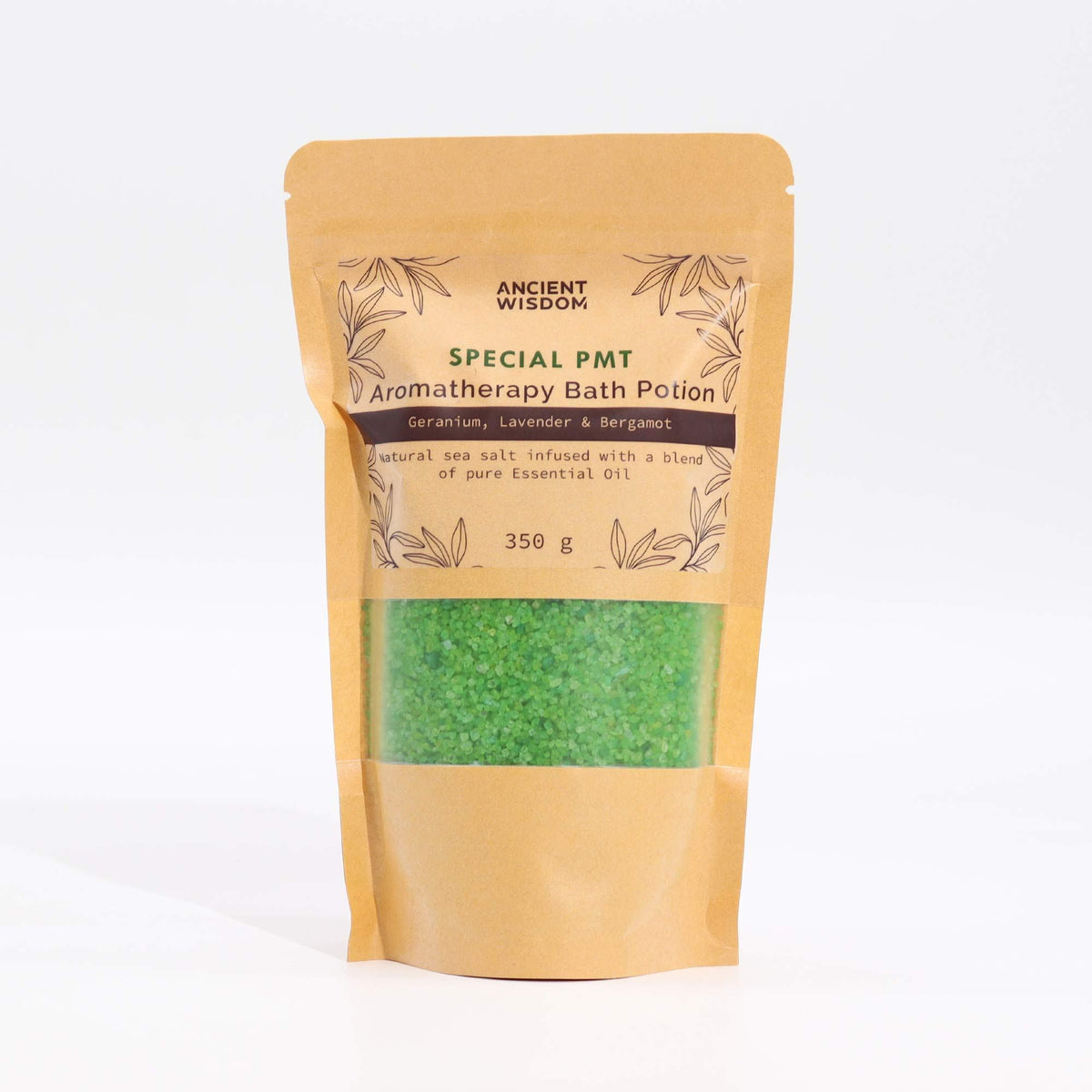 Aromatherapie Badzout PMT – Geranium, Lavendel & Bergamot 350 g