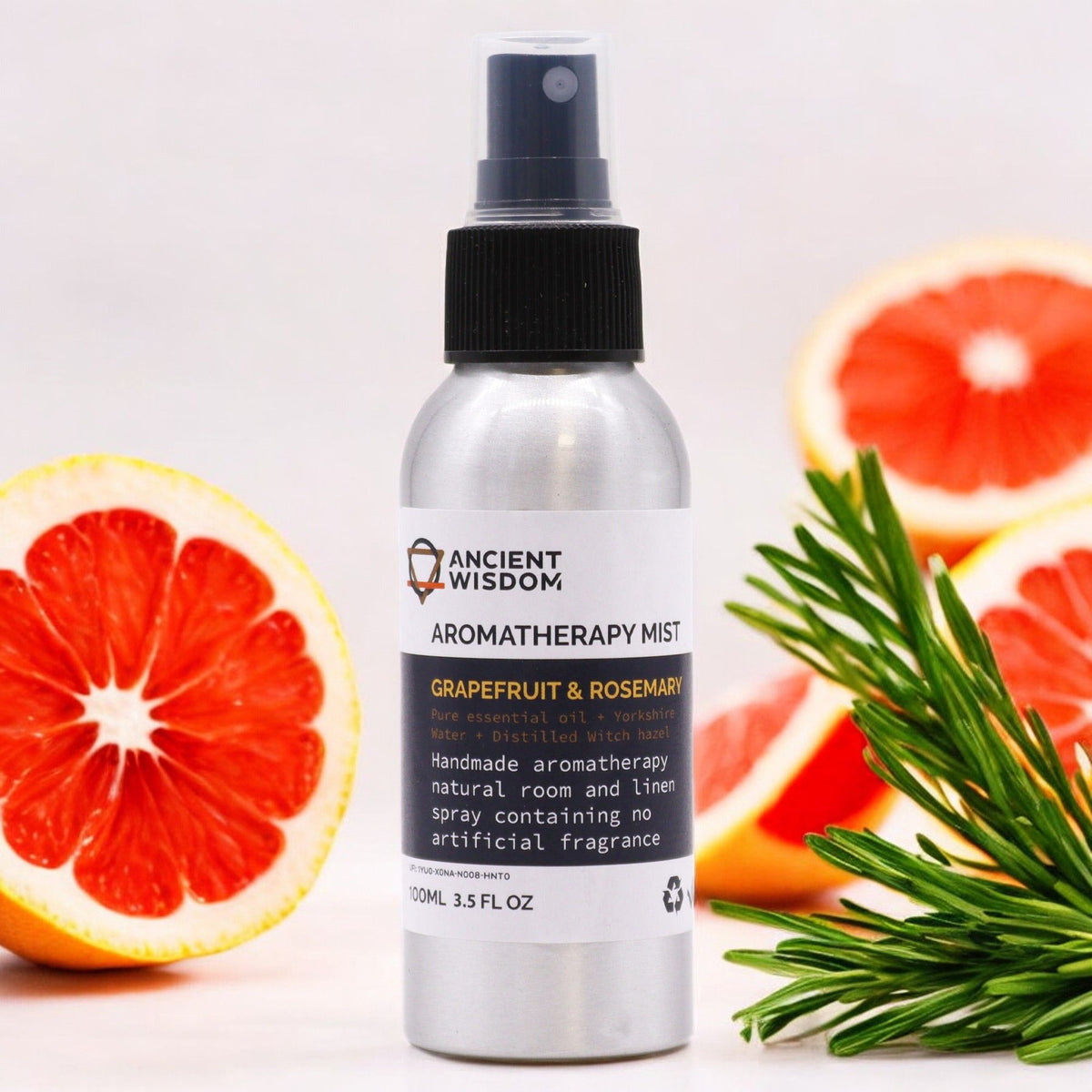 Aromatische Kamerspray – Grapefruit & Rozemarijn – 100 ml