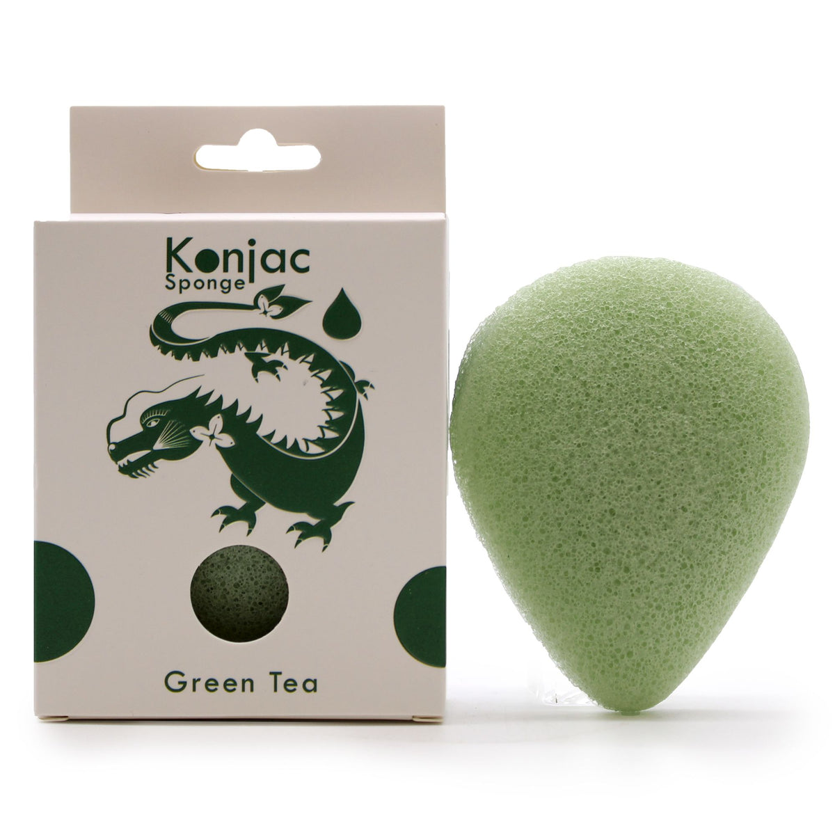 Konjac Gezichtsspons met Groene Thee