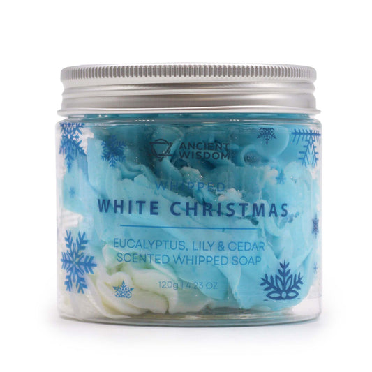 White Christmas Whipped Cream Soap