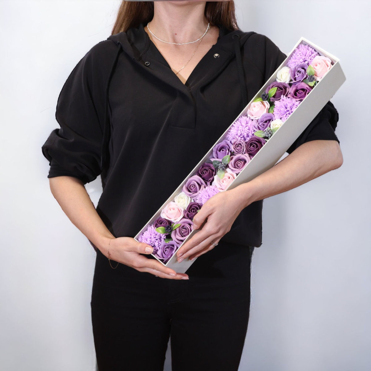 Luxe Zeeprozen & Anjers – Lavender – 50 cm