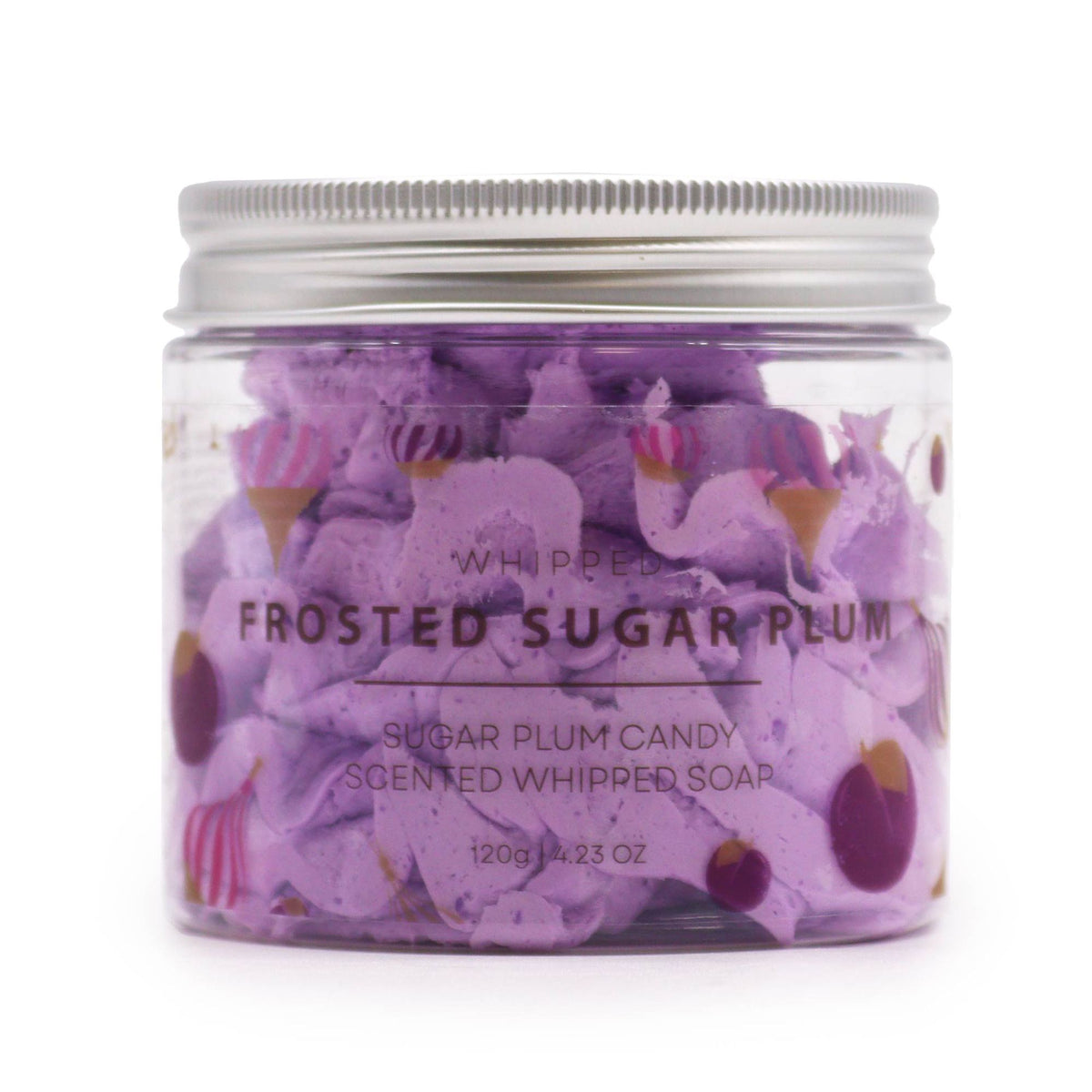 Frosted Sugar Plum Whipped Cream Soap