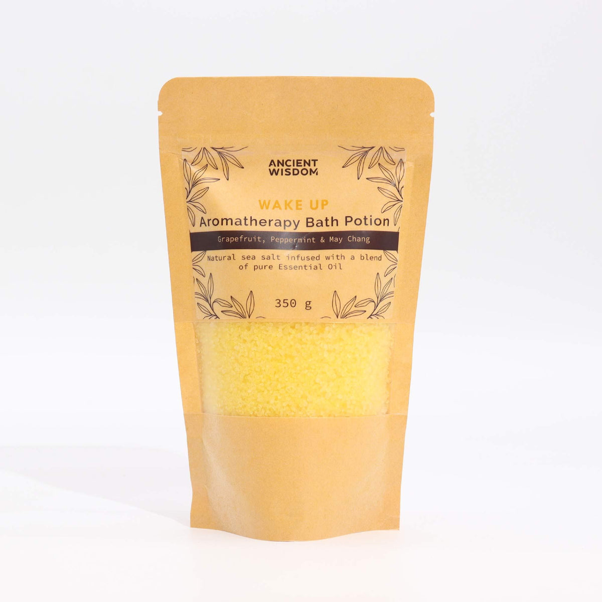 Aromatherapie Badzout Wake Up – Grapefruit, Munt & May Chang 350 g