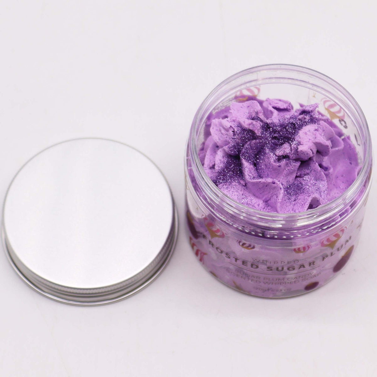 Frosted Sugar Plum Whipped Cream Soap