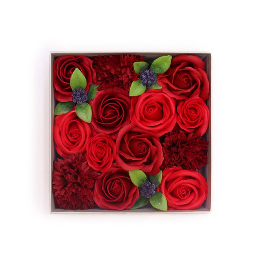 Classic Red Roses – Rode Zeepbloemen in Geschenkdoos