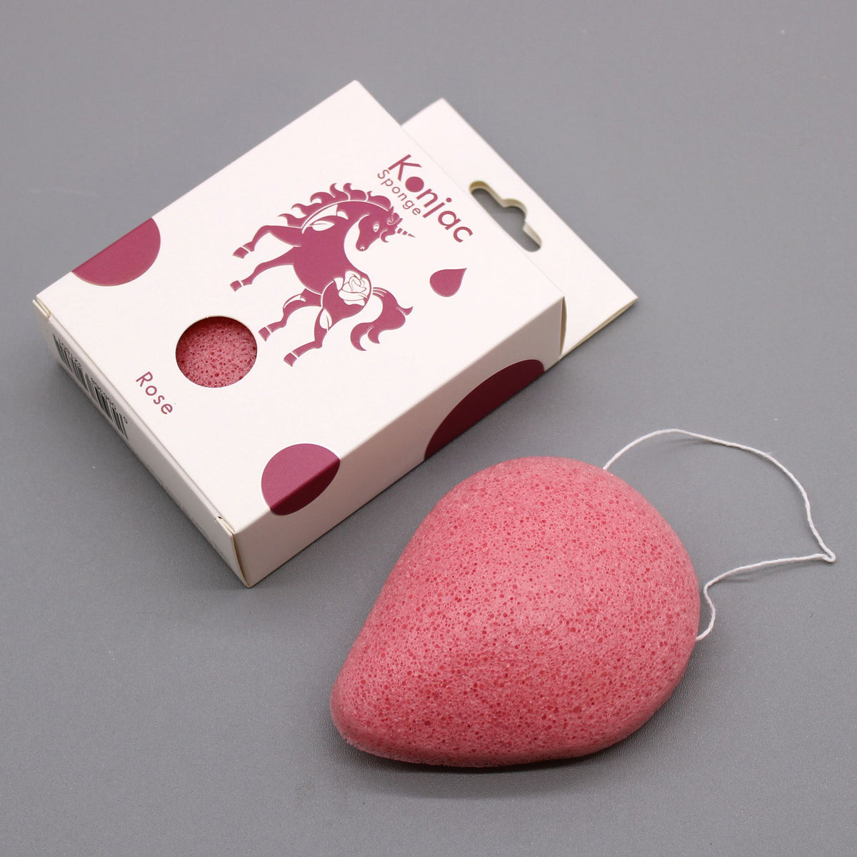 Konjac Gezichtsspons met Roos – Anti-Aging