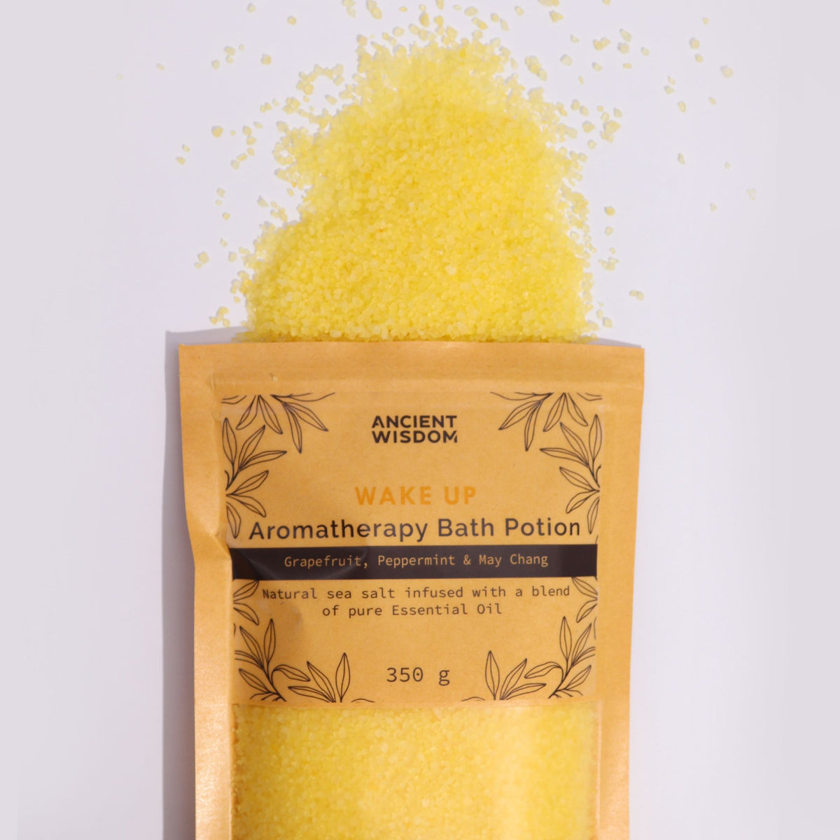 Aromatherapie Badzout Wake Up – Grapefruit, Munt & May Chang 350 g