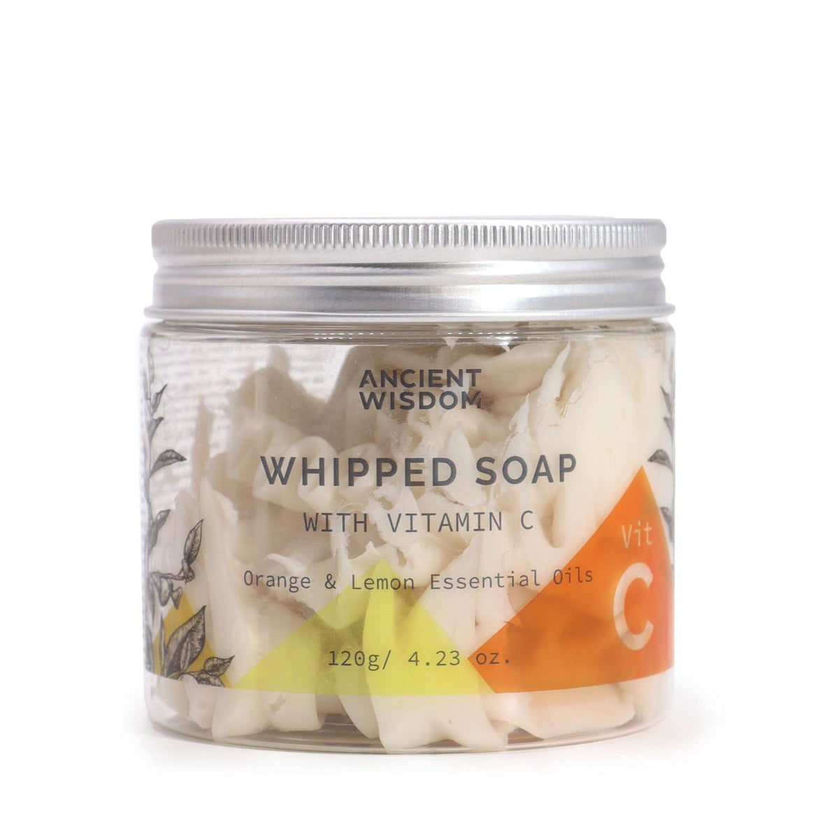 Vitamin C Whipped Soap – Sinaasappel & Citroen – 120 g