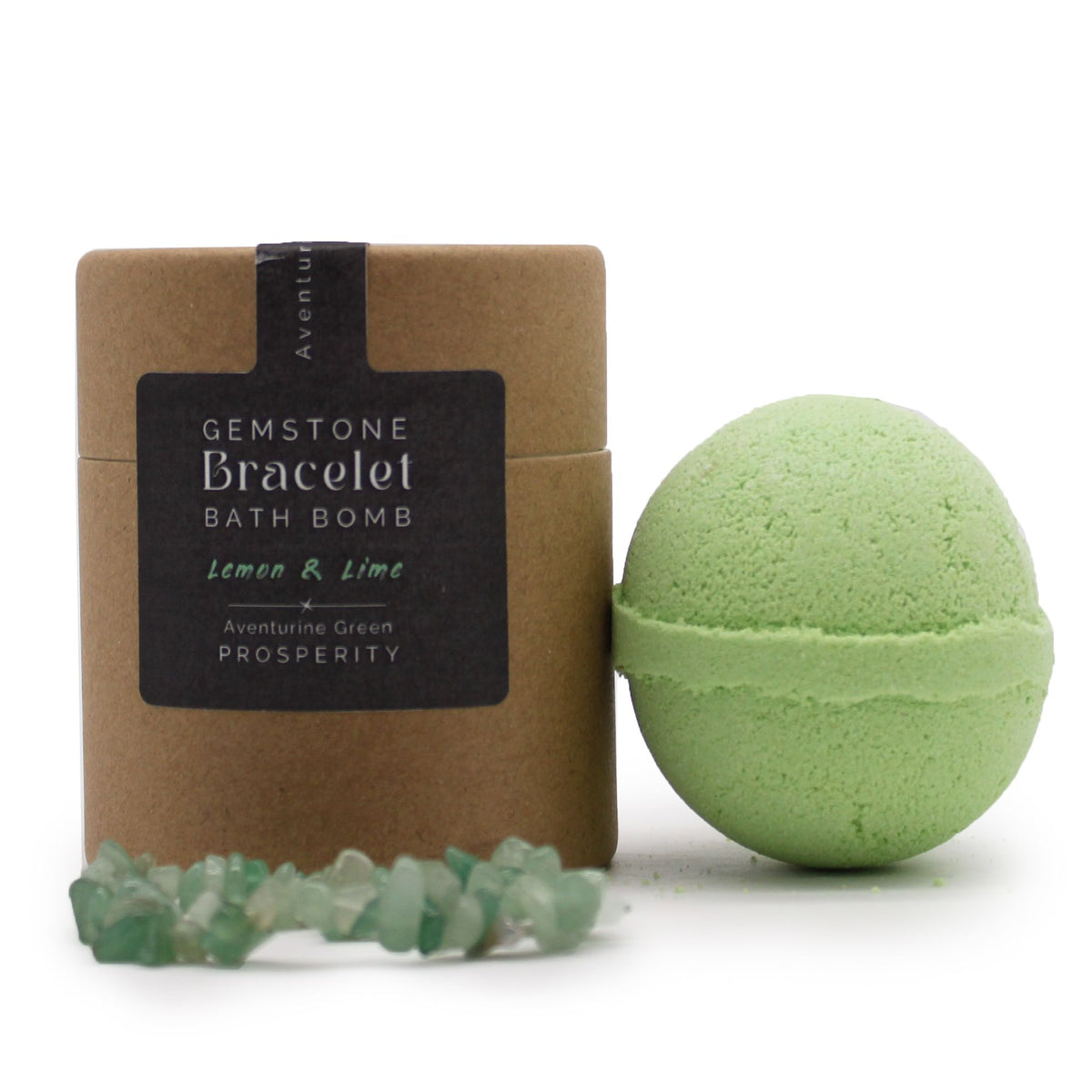 Bruisbal met Groene Aventurijn Armband – Citroen & Limoen