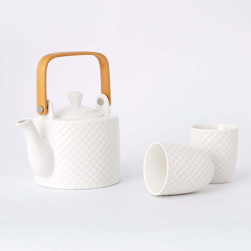 Moderne Japanse Keramische Theeset – Theepot met Kopjes & Infuser